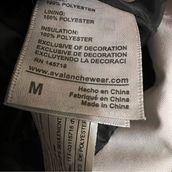 Womens White Avalanche Puffer Ski/snow Jacket With Removable Fur Hood Sz Med - Picture 9 of 15